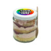 personalised strawberry cake jar